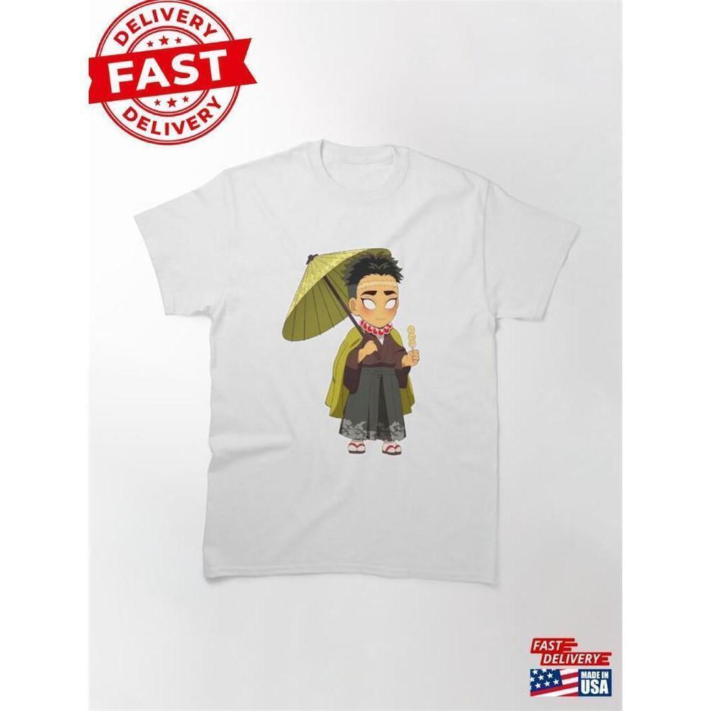 Gyomei Eats Ice Cream Anime Humor Cute Character T-Shirt